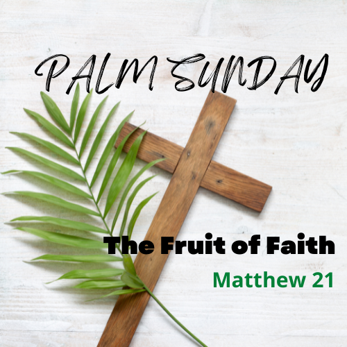 Palm Sunday – The Fruit of Faith