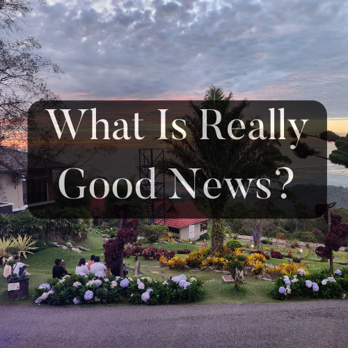 Session 2 : What Is Really Good News?